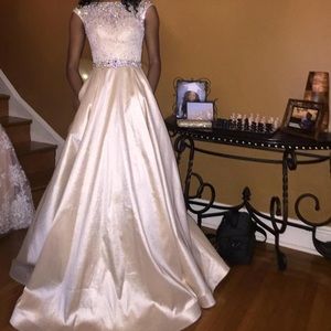 Gold Prom Dress/Ball Gown